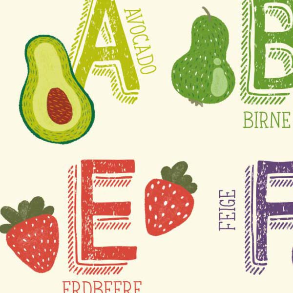 Fruity Alphabet