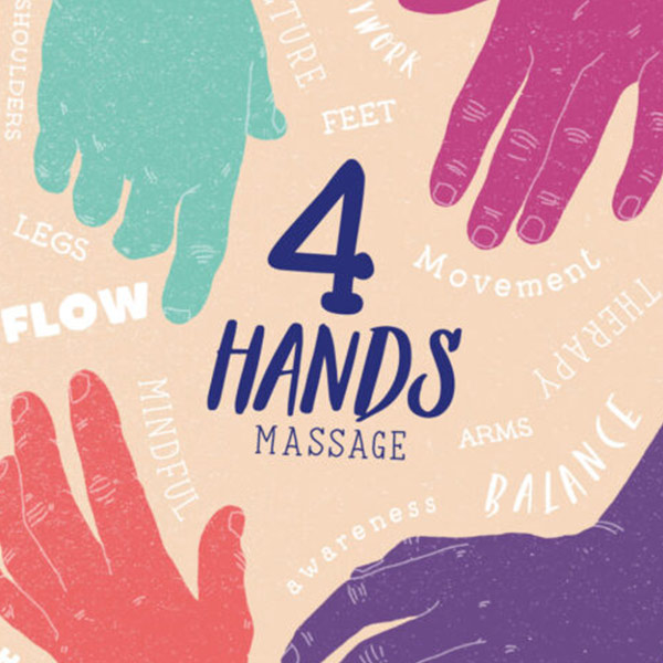 4 Hands Massage – Flyer
