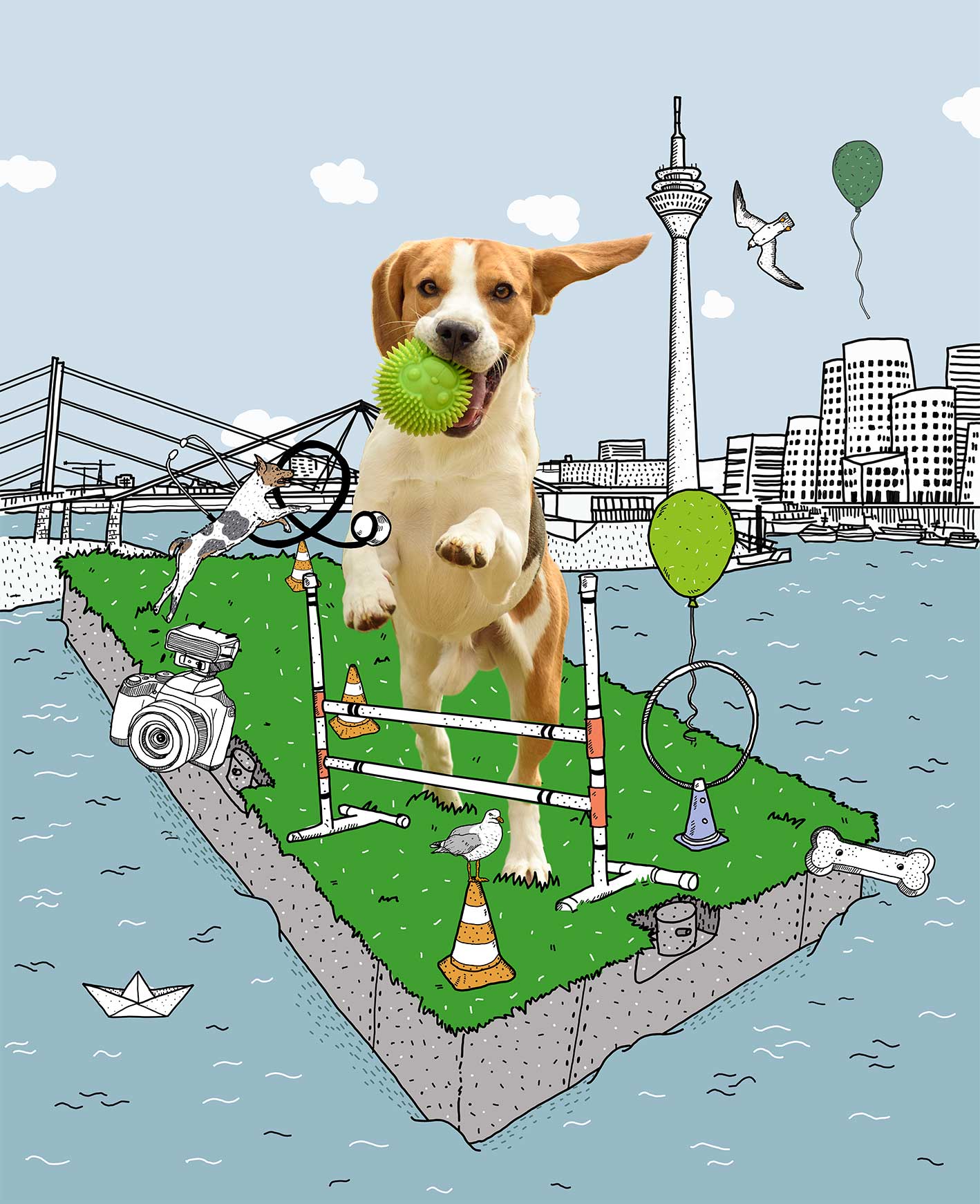 crenshaw_carina_sugah_illustration_illustratorin_illustrator_hamburg_zeichnung_drawing_editorial_zooplus_illustration_photos_hundewiese_duesseldorf