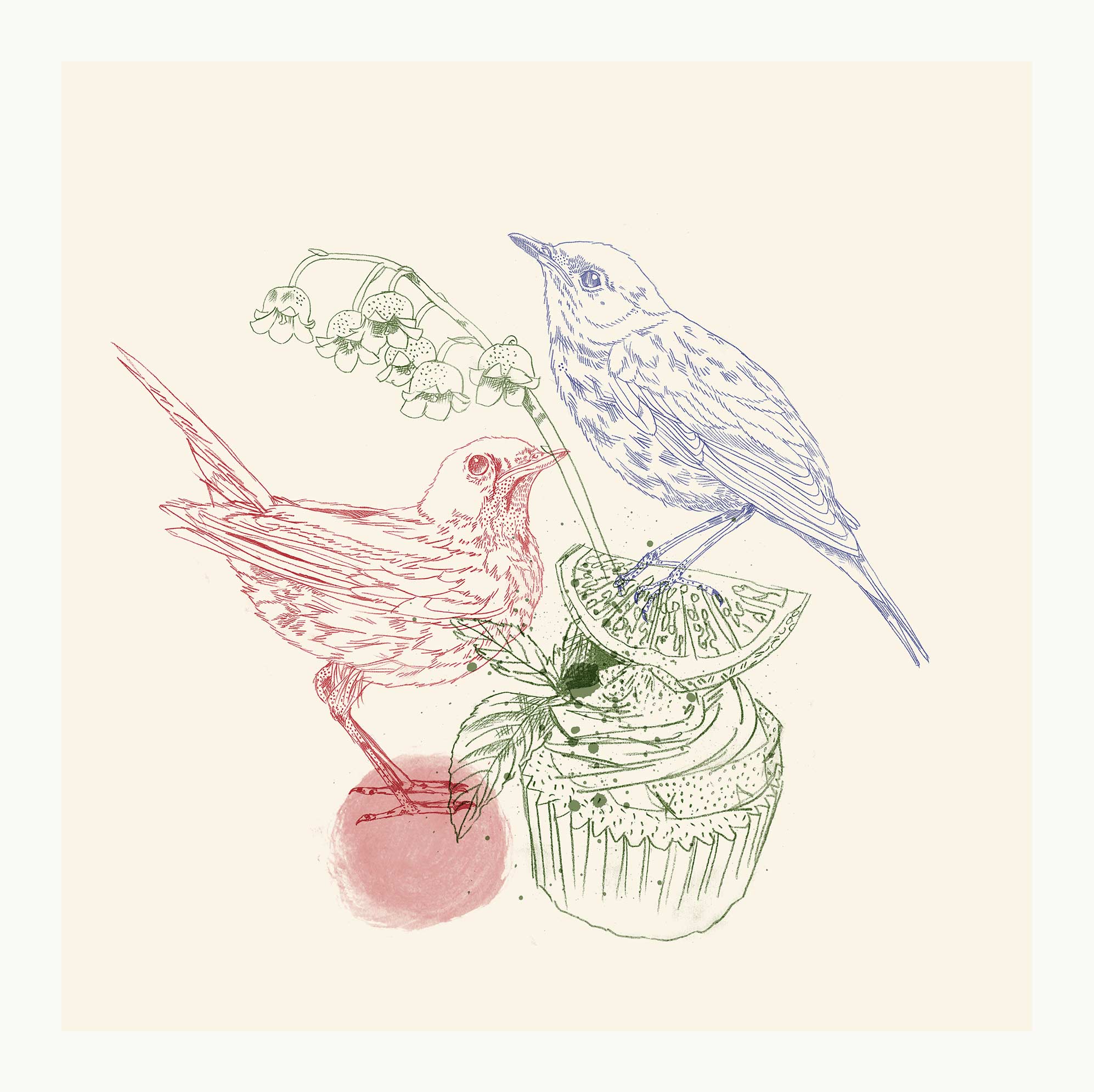 crenshaw_carina_sugah_illustration_stratorin_illustrator_hamilluburg_zeichnung_drawing_editorial_portrait_drawing_collage_birds_cake_02