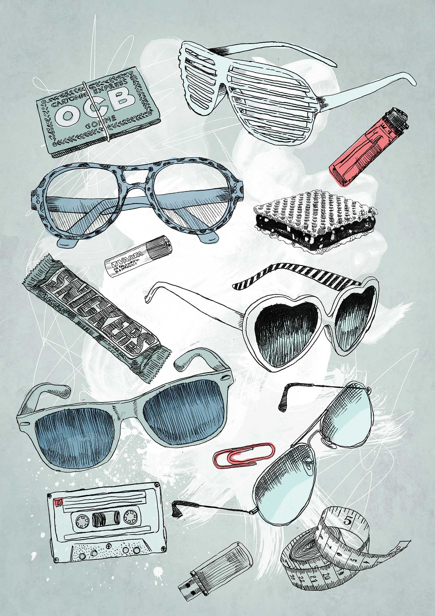 crenshaw_carina_sugah_illustration_stratorin_illustrator_hamilluburg_zeichnung_drawing_editorial_portrait_drawing_collage_shoes_glasses