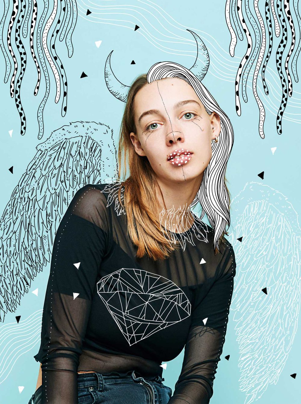 sugah_crenshaw_illustration_hamburg_Photos_illustrationonphotos_henning_kretschmer_editorial_fashion_illustrator_fauna