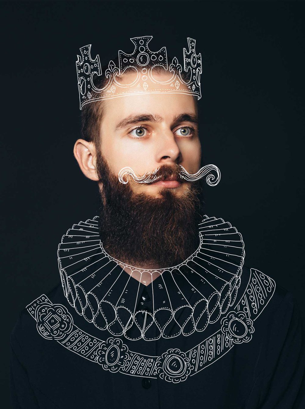 sugah_crenshaw_illustration_hamburg_Photos_illustrationonphotos_king_editorial_fashion_illustrator